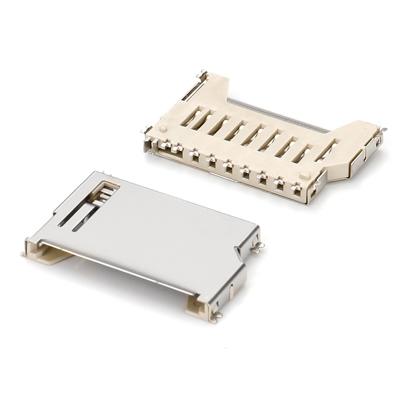 SD卡座简易短体