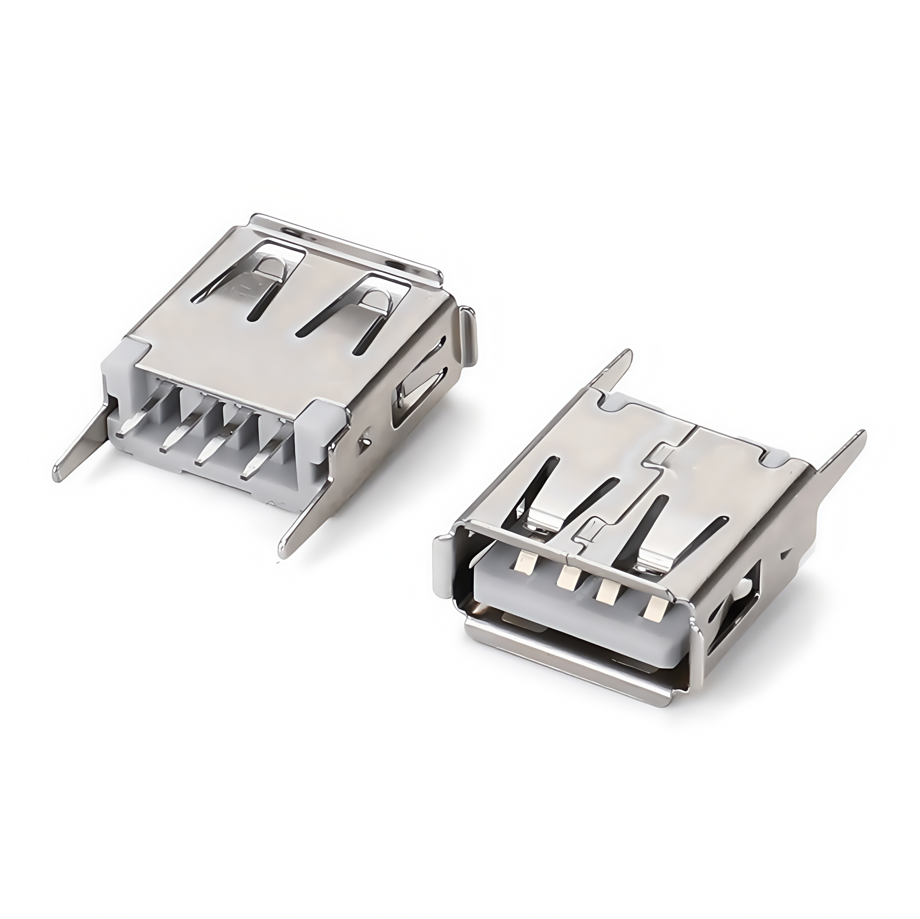 USB 2.0AF 180°立插