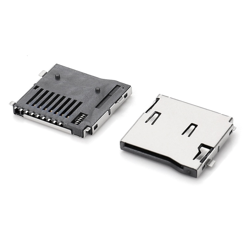 TF外焊自弹卡座双压片