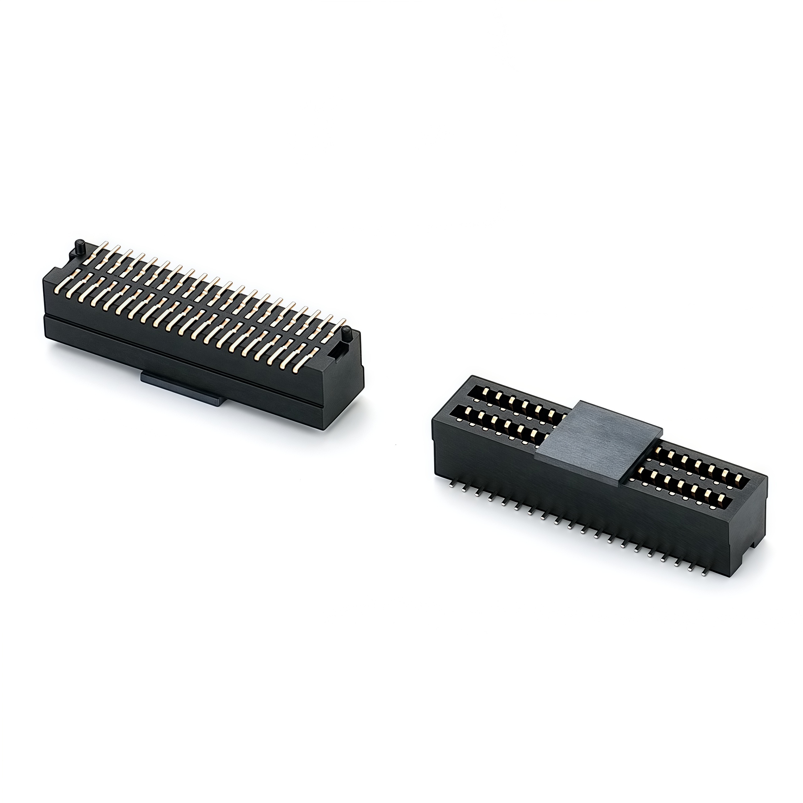 0.8mm 双槽 母座  H6.0